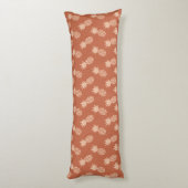 Coussins Longs Motif d'ananas tropique Terracotta & Peach (Dos (Vertical))