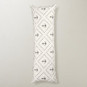 Coussins Longs Motif d'Ancre classique intemporel (Dos (Vertical))