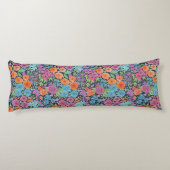 Coussins Longs Motif d'aquarelle florale (Dos)