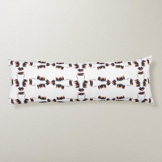 Coussins Longs Motif d'art autochtone du sud-ouest (Dos)