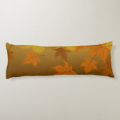 Coussins Longs Motif d'automne avec feuilles d'érable en chute et (Dos)