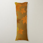 Coussins Longs Motif d'automne avec feuilles d'érable en chute et (Devant (Vertical))