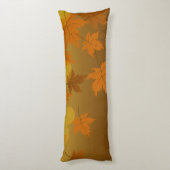 Coussins Longs Motif d'automne avec feuilles d'érable en chute et (Dos (Vertical))