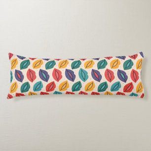 Coussins Longs Motif de baiser