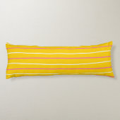 Coussins Longs Motif de bande verticale jaune (Dos)