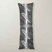 Coussins Longs Motif de BATIK moderne (Dos (Vertical))
