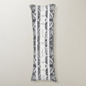 Coussins Longs Motif de BATIK moderne (Devant (Vertical))
