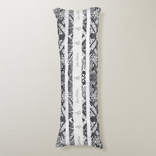 Coussins Longs Motif de BATIK moderne (Devant (Vertical))