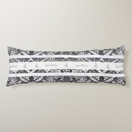 Coussins Longs Motif de BATIK moderne (Devant)