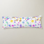 Coussins Longs motif de boules flottantes 3D. Aucun groupe (Dos)