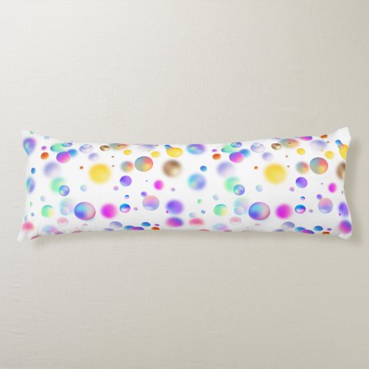 Coussins Longs motif de boules flottantes 3D. Aucun groupe (Devant)