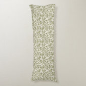 Coussins Longs Motif de branche d'olive minimal (Devant (Vertical))