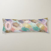 Coussins Longs Motif de brosse diagonale dynamique (Dos)