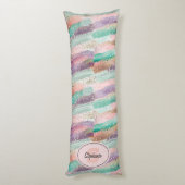 Coussins Longs Motif de brosse diagonale dynamique (2) (Dos (Vertical))