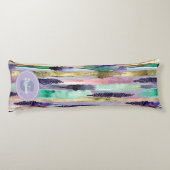 Coussins Longs Motif de brosse vertical dynamique (1) (Dos)