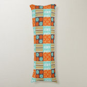 Coussins Longs motif de Bruit-art - cousant (Devant (Vertical))