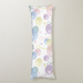 Coussins Longs Motif de bulles coloré mignon (Dos (Vertical))