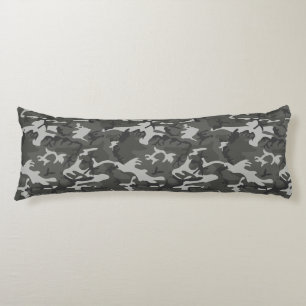 Coussins Longs Motif de Camouflage gris, Motif militaire, Armée