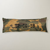 Coussins Longs Motif de camouflage vert vintage 2020 (Dos)