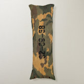 Coussins Longs Motif de camouflage vert vintage 2020 (Devant (Vertical))