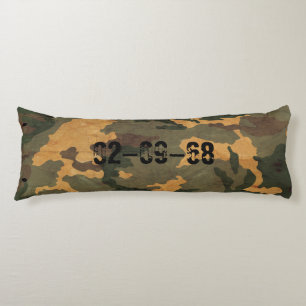 Coussins Longs Motif de camouflage vert vintage 2020