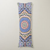 Coussins Longs Motif de carreaux portugais traditionnels Azulejo (Devant (Vertical))