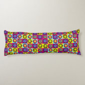 Coussins Longs motif de cercles (Dos)