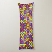 Coussins Longs motif de cercles (Dos (Vertical))