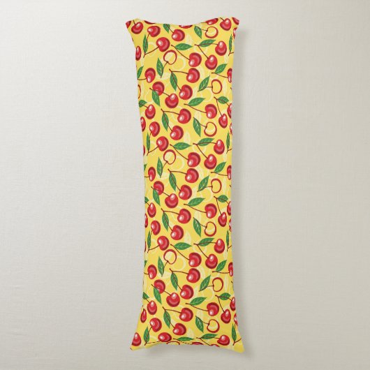 Coussins Longs Motif de cerise (Devant (Vertical))