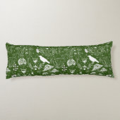 Coussins Longs Motif de champignon psychédélique 2D.BW.b D Green (Dos)