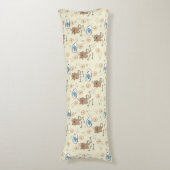 Coussins Longs motif de chat et de poissons (Devant (Vertical))