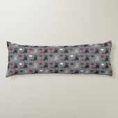 Coussins Longs motif de chaton et de souris (Devant)