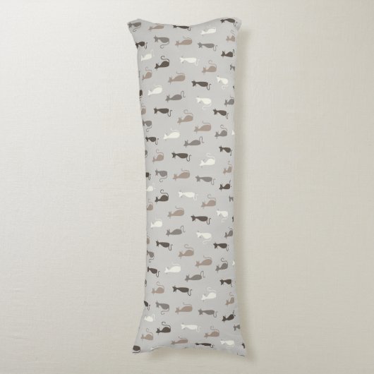 Coussins Longs Motif de chats (Devant (Vertical))