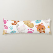 Coussins Longs Motif De Chats, Chats Mignons, Kitty, Chatons, Paw (Devant)