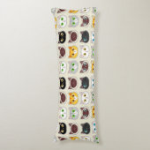 Coussins Longs Motif de chats mignons (Devant (Vertical))