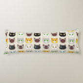 Coussins Longs Motif de chats mignons (Devant)