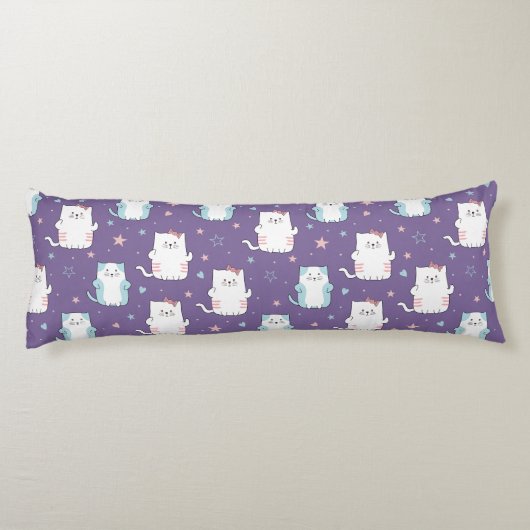 Coussins Longs Motif de chats mignons (Dos)