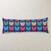 Coussins Longs Motif de chats mignons (Dos)