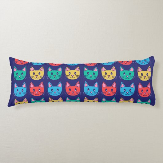 Coussins Longs Motif de chats mignons (Devant)