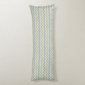 Coussins Longs Motif de Chevron sur la texture de toile (Dos (Vertical))