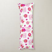 Coussins Longs Motif De Chouettes, Chouettes Mignonnes, Chouettes (Dos (Vertical))