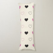 Coussins Longs Motif de cœur simple mignon (Devant (Vertical))