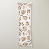 Coussins Longs Motif de cookies à puces de chocolat (Devant (Vertical))