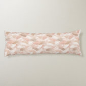 Coussins Longs Motif de coup de pinceau abstrait (Dos)