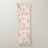 Coussins Longs Motif de coup de pinceau abstrait (Dos (Vertical))