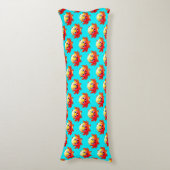 Coussins Longs Motif de crabe ludique pour le style de maison côt (Devant (Vertical))