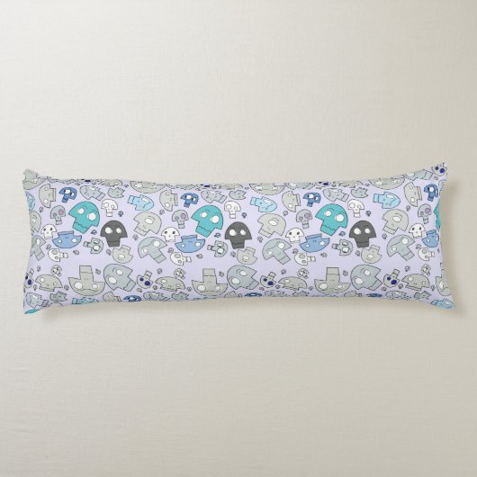 Coussins Longs Motif de crâne (Dos)