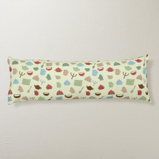 Coussins Longs Motif de cuisine (Dos)