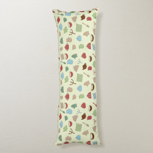 Coussins Longs Motif de cuisine (Dos (Vertical))