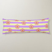 Coussins Longs Motif de de fleurs Vintages rétro (Dos)